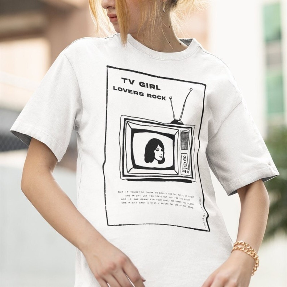 Tv Girl Unisex T-shirt - Tv Girl Tee - Tv Girl Merchandise - Tv Girl White